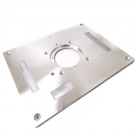 Multifunctional Aluminum Alloy Router Table Insert Plate Trimmer Engraving Machine Tool Woodworking Bench