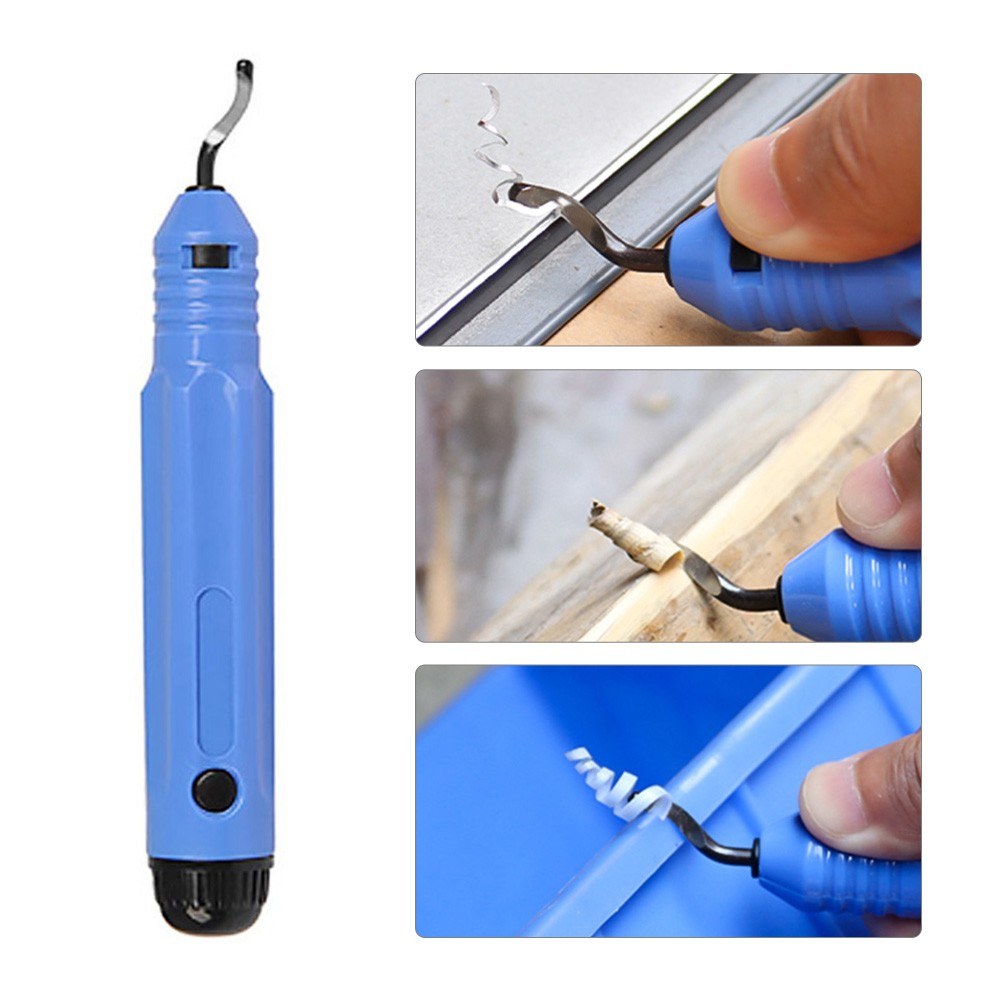 Metal Deburring Tool Kit Deburring Cutters Set Burr Remover Hand Tool for Wood Plastic Aluminum Copper and Steel
