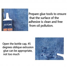 50ml Sew Liquid Glue Fix Quick Curing for All Fabrics Clothing Leather Denim Crafting