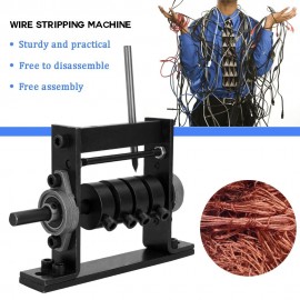 Manual Portable Wire Stripping Machine Scrap Cable Peeling Machines Stripper for 1-30mm Hand Tool Can Connect Hand Drill