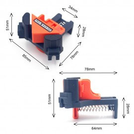Woodworking 90 Degrees Right Angle Clamp Clip Quick Fixing Picture Frame Corner Clamps