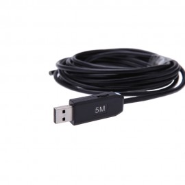 0.3MP Waterproof 5.5mm USB Inspection Camera Borescope Endoscope Snake Scope 6pcs LED 5M Cable