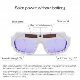 Automatic variable light electric welding glasses welder's strong light and ultraviolet protective goggles