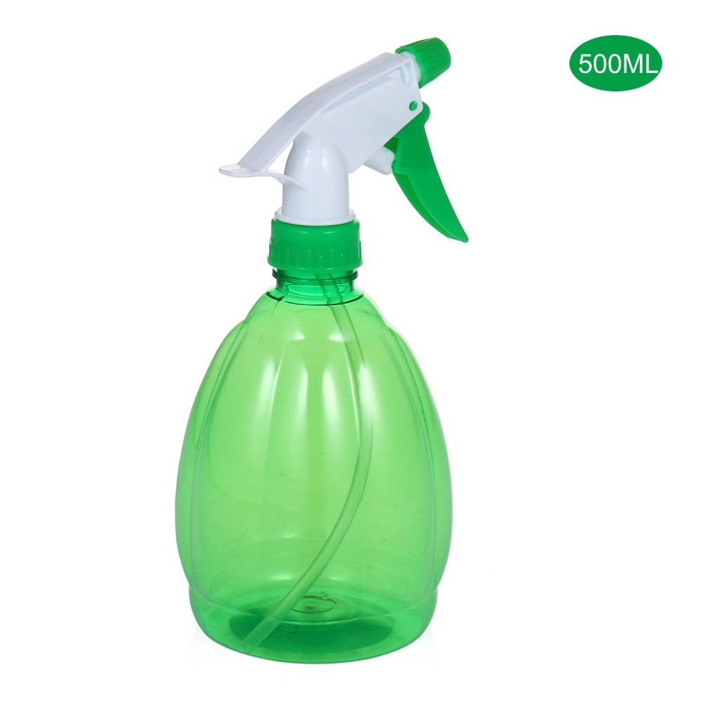 500ml  Empty Spray Bottle Adjustable Nozzle Refillable Chemical Resistant Plastic Spray Bottle Leak Proof Watering Cleaning Garden Sprayer Green