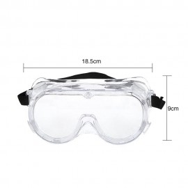 Safety Glasses Anti-Fog Goggles Adjustable Eyewear Eye Protectors from Flying Particles Liquid Splatter Dust Wind Chemical Fumes Splash Unisex Eye Shield Spectacles