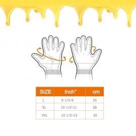 Beekeeping Gloves Beekeeper Prevent Gloves Protective Sleeves Ventilated Professional Anti Bee for Apiculture Beekeeper Beehive Anti-bee Anti-smash Anti-slash Anti-cut Gloves Sheepskin Gloves