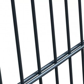 Cancello staccionata 2D (singolo) grigio antracite 106 x 170 cm