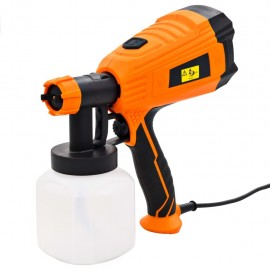 Electric paint spray gun with 3 nozzle sizes 500 W 800 ml