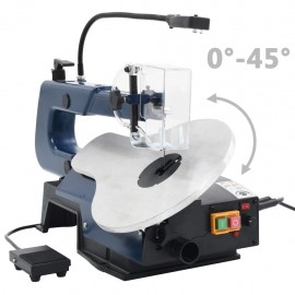 Electric scroll saw with foot pedal and LED light 125 W