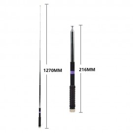 FP10120 Long Tie Rod Antenna SMA-F VHF 136-174MHZ Anti-collision   Telescopic Tie Rod