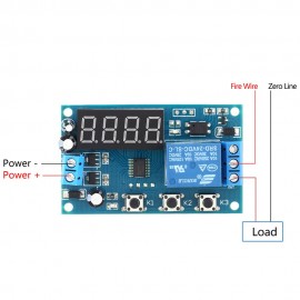 Multifunction Delay Time Module Switch Control Relay Cycle Timer DC 12V