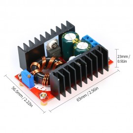 150W Step-up Module DC-DC Boost Converter 12-32V to 12-35V Adjustable Step-up Power Supply Module DIY Electric Step-up Module Booster Module