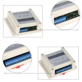DC6-40V 4-Channel Programmable Digital Time Relay Timer Controller Delay Switch Module Independent Timing Cycle LCD Display