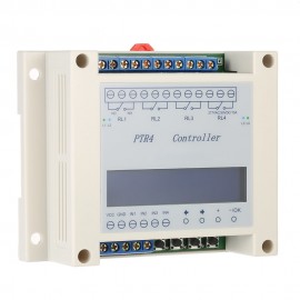 DC6-40V 4-Channel Programmable Digital Time Relay Timer Controller Delay Switch Module Independent Timing Cycle LCD Display