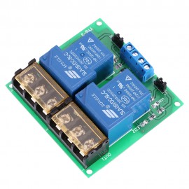 2-Channel DC 5V 30A Relay Board Module Optocoupler Isolation High/Low Trigger