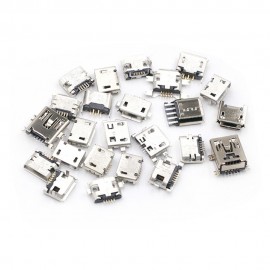 Multi-specification Micro USB Connector Pin Charge Female SMT Socket Jack Set
