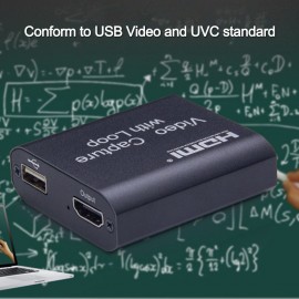 4K Input 1080P Output HDM I High Definition USB Video Capture Card with Loop